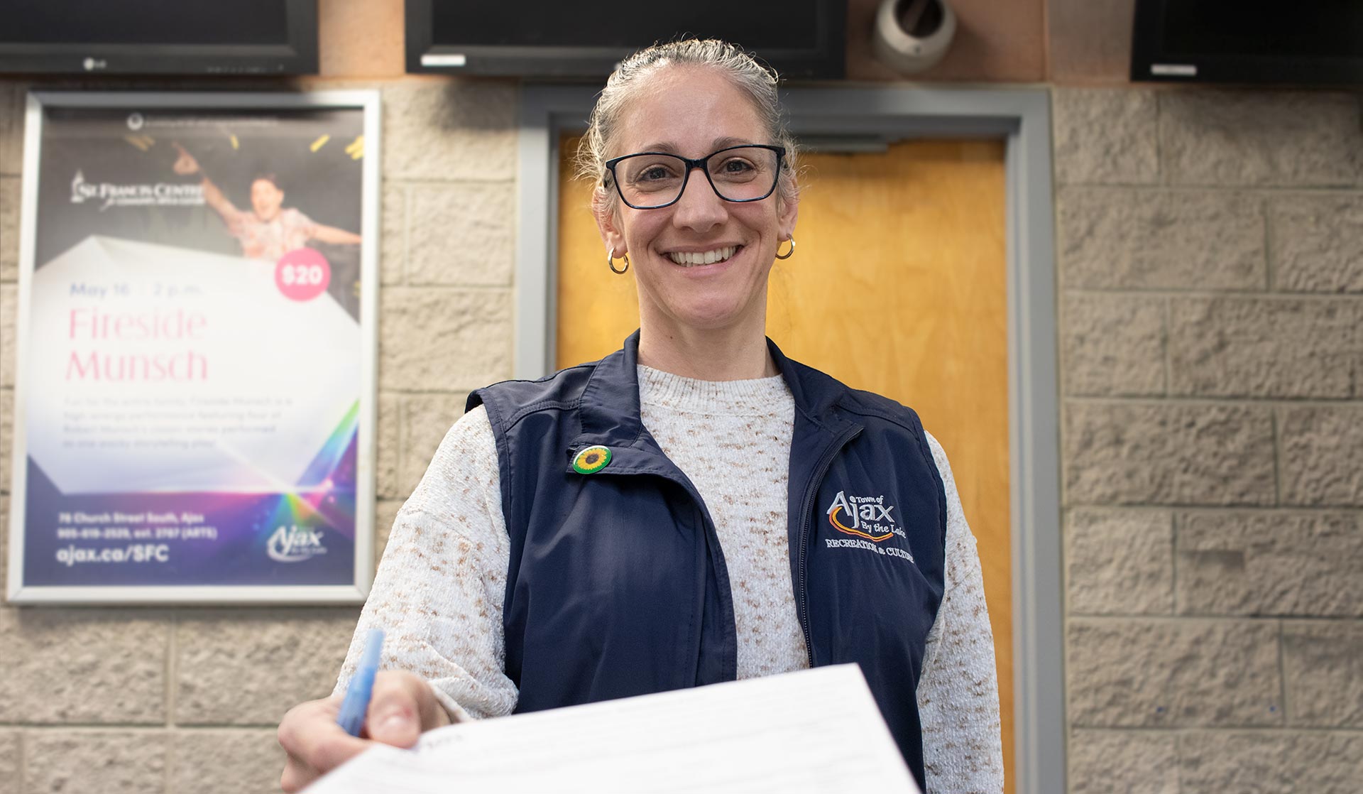 customer service staff at the Town of Ajax